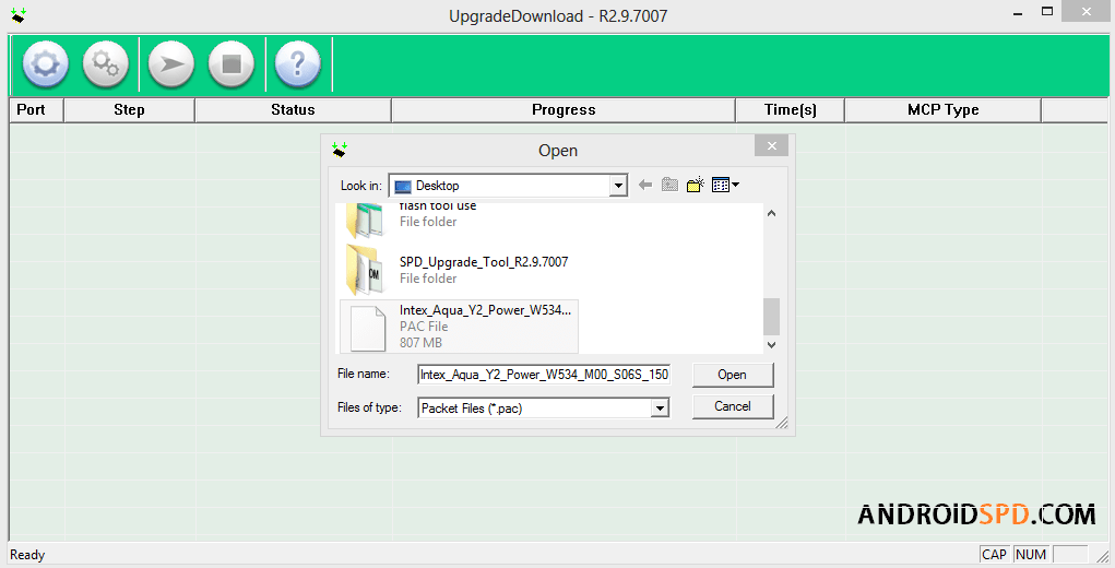 flash firmware on Spreadtrum Device