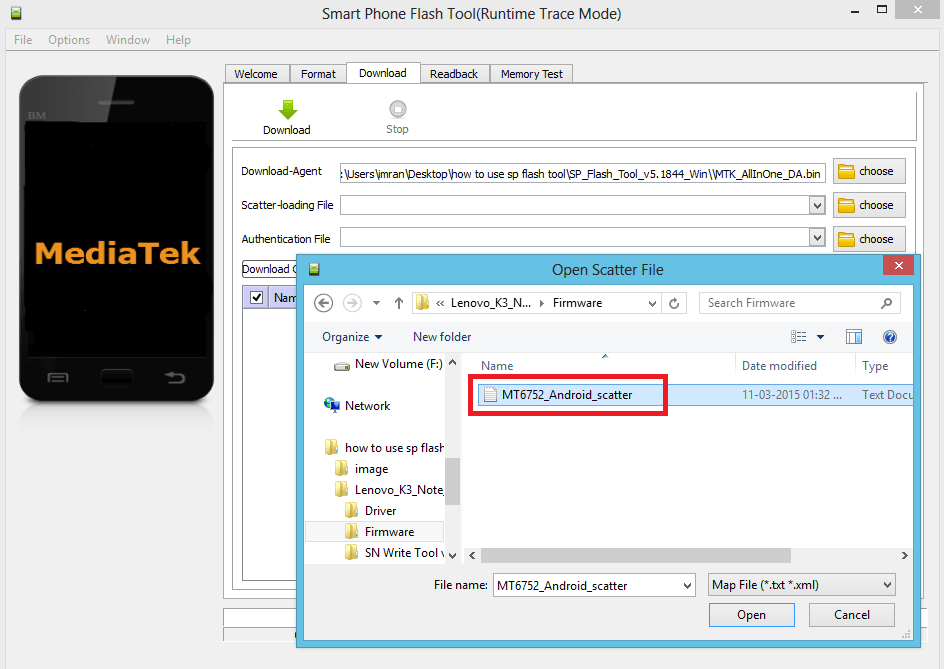 remove Pattern Lock MediaTek