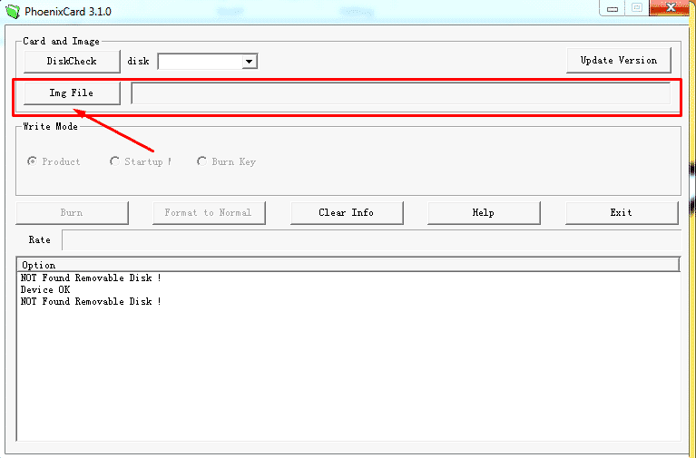 Flash Firmware Using PhoenixCard