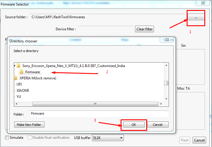 Flash Sony Firmware