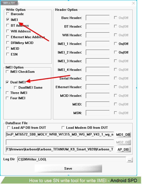 imei and sn writer tool