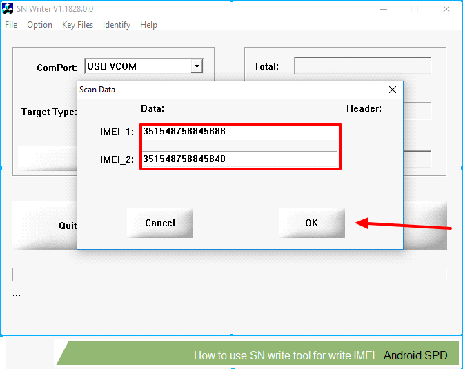 write dual imei