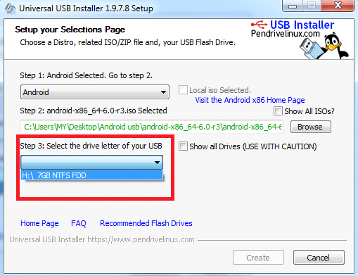 how to make a usb drive bootable android