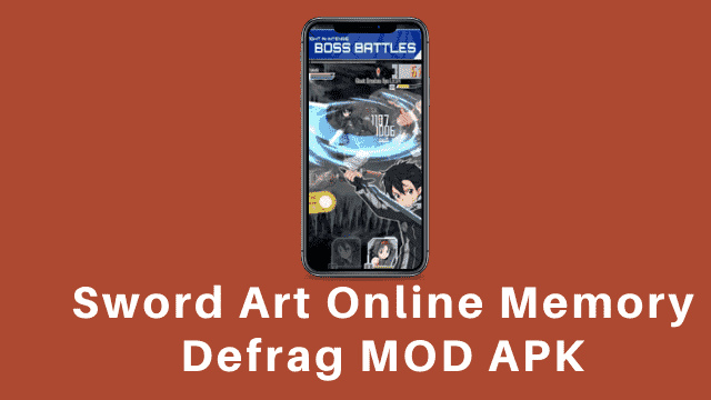 SWORD ART ONLINE Memory Defrag MOD APK Poster