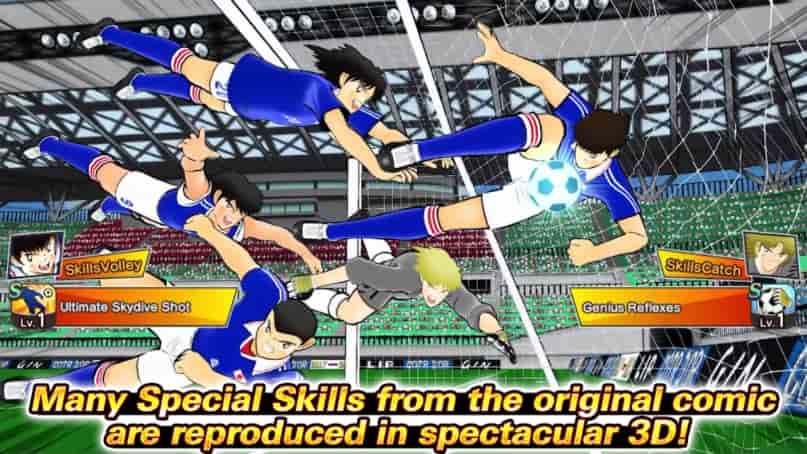 Captain Tsubasa Dream Team Unlimited Stamia