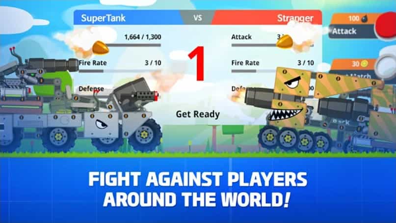 Super Tank Rumble MOD Unlimited Money