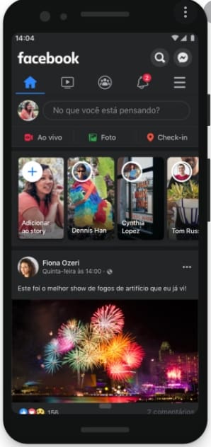 Facebook Dark Theme
