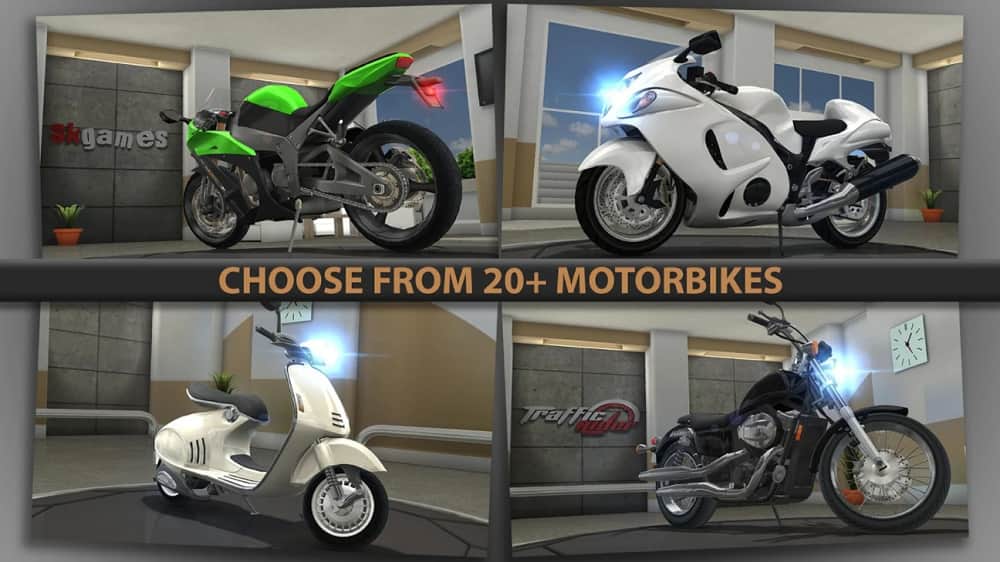 Traffic Rider MOD APK All Bikes Unlocked