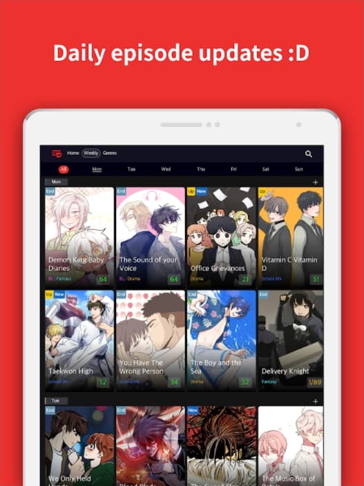 Toomics APK Full Acces Free