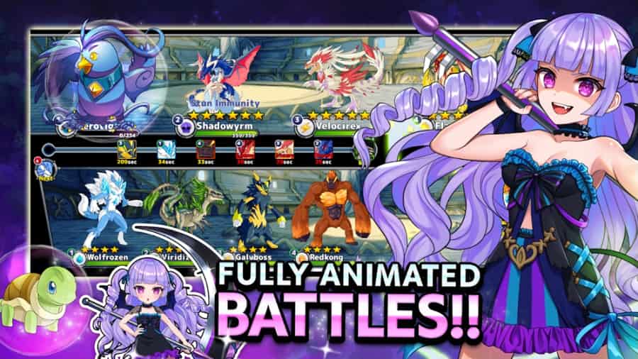 Neo Monsters MOD APK Unlimited Gems And Training Points