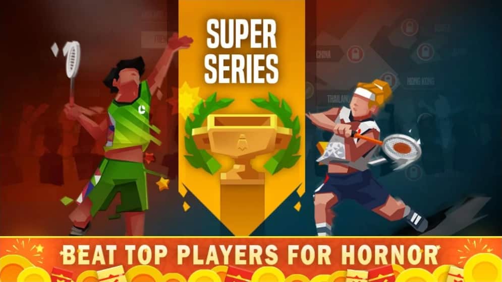 Badminton League MOD APK Free Shopping