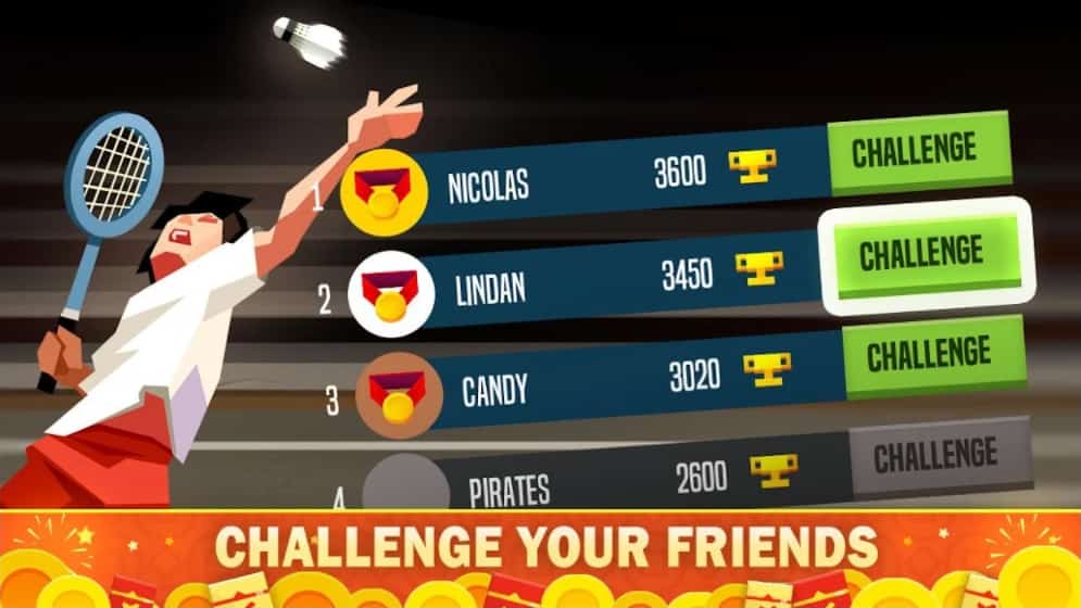 Badminton League MOD APK Unlimited Money