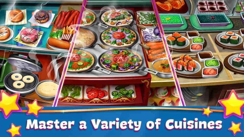 Cooking Fever MOD APK Everything Unlocked