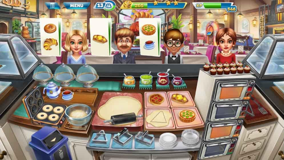 Cooking Fever MOD APK Unlimited Money And Gems