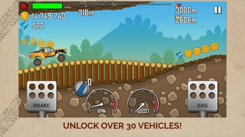 Hill Climb Racing MOD APK Unlimited Money