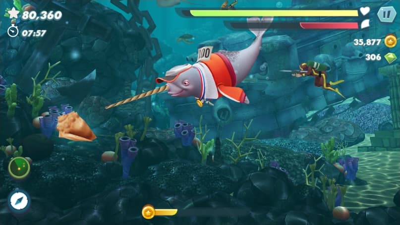 Hungry Shark Evolution MOD APK Unlimited Health