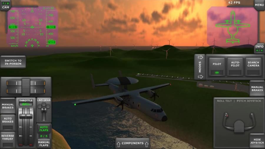 Turboprop Turboprop Flight Simulator 3D MOD APK All Unlocked