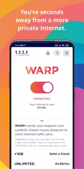 1.1.1.1 MOD APK Latest Version