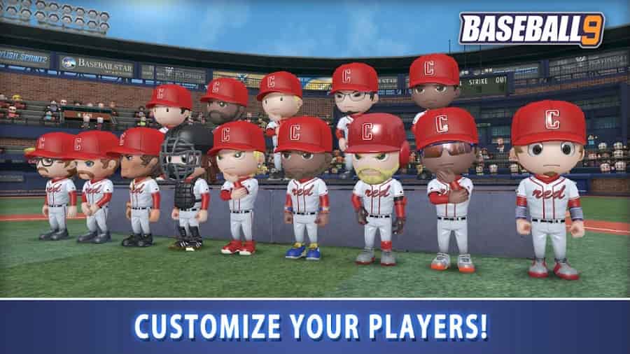 BASEBALL 9 MOD APK Free Shopping