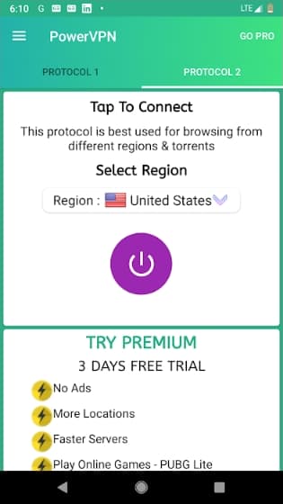 Power VPN MOD APK No Ads
