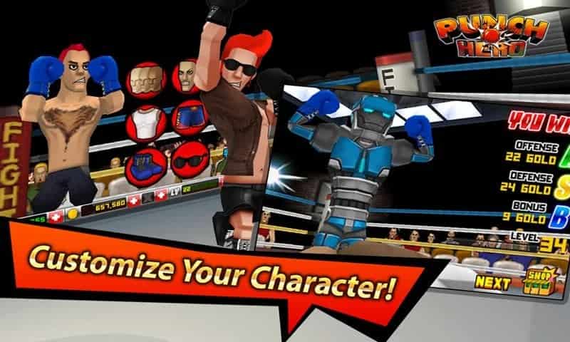 Punch Hero MOD APK Unlimited Money And Cash