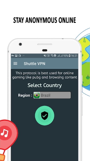 Shuttle VPN Hack MOD APK