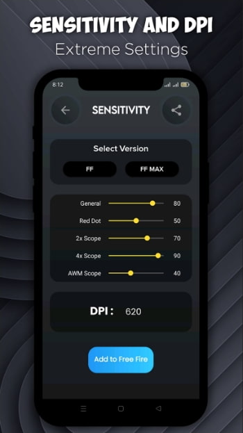 10X Fire GFX Sensitivity Tool Pro MOD APK Download