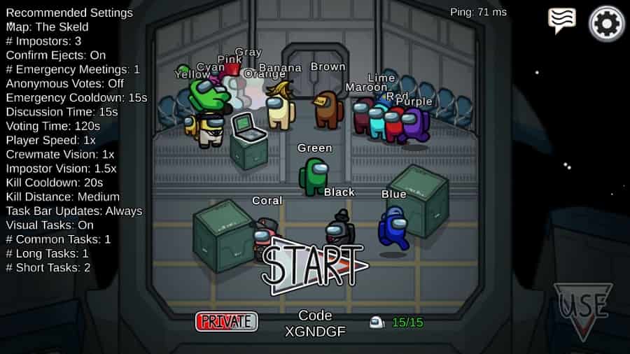 Among Us MOD APK MOD Menu