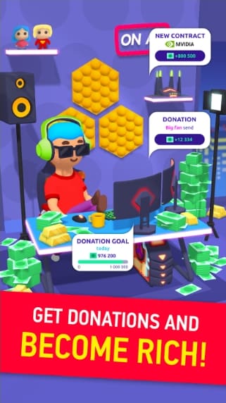 Idle Streamer MOD APK Free Shopping