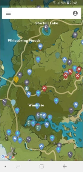 MapGenie Genshin Impact Map APK