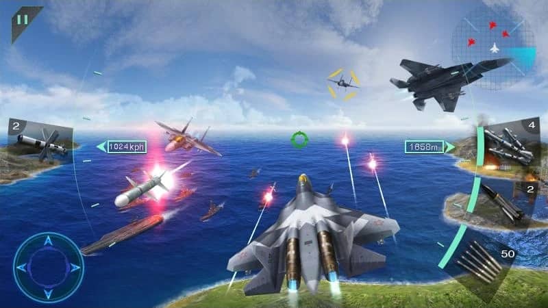 Sky Fighters 3D MOD APK Hack
