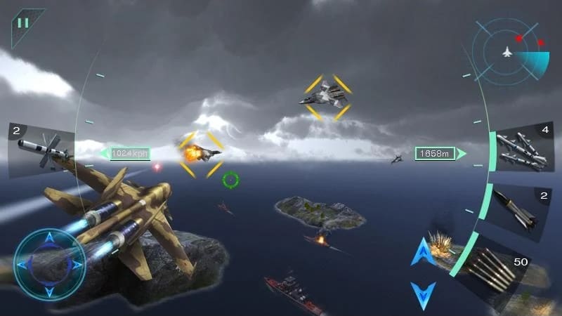 Sky Fighters 3D MOD APK Unlimited Diamonds