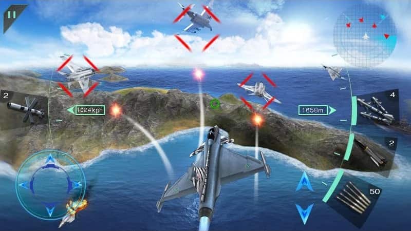 Sky Fighters 3D MOD APK Unlimited Money