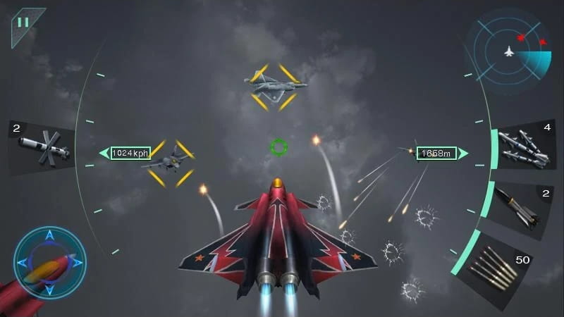 Sky Fighters 3D MOD APK Unlocked Everything