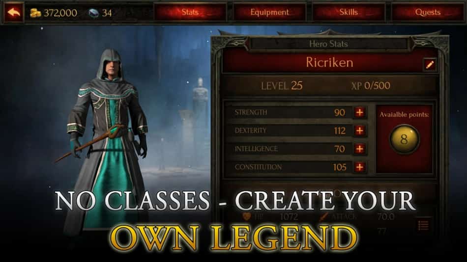 Arcane Quest Legends MOD APK Unlimited Money