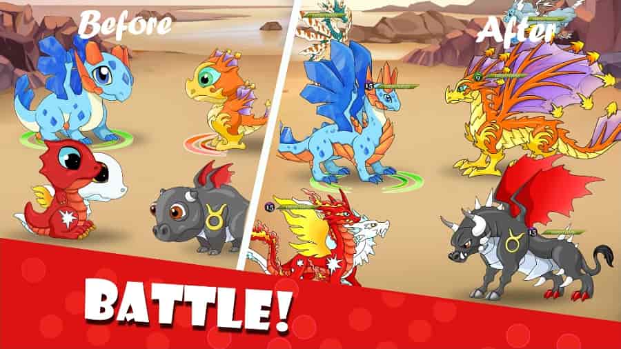 Dragon Battle MOD APK Unlimited Money