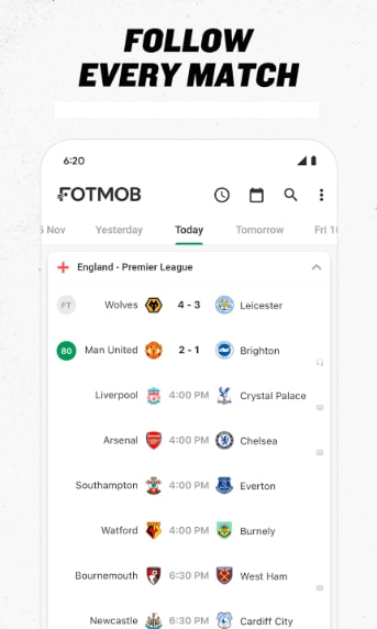 FotMob APK MOD