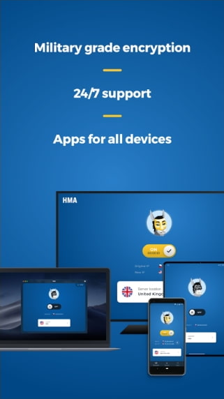 HMA VPN Proxy MOD APK Premium Account