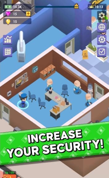 Idle Bank MOD APK Unlimited gems