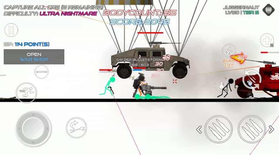 Stick Warfare Blood Strike MOD APK MOD Menu