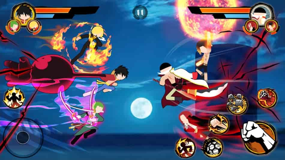 Stickman Pirates Fight MOD APK Unlimited Money