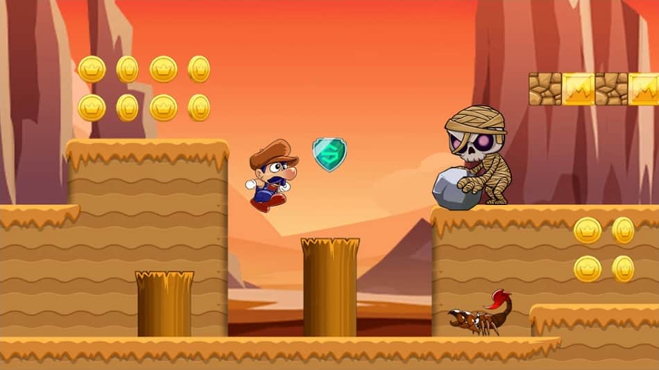 Super Bino Go MOD APK All Levels Unlocked