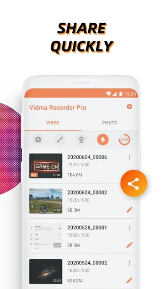 Vidma Recorder MOD APK Vip Unlocked