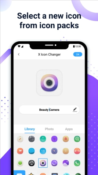 X Icon Changer MOD APK No Watermark