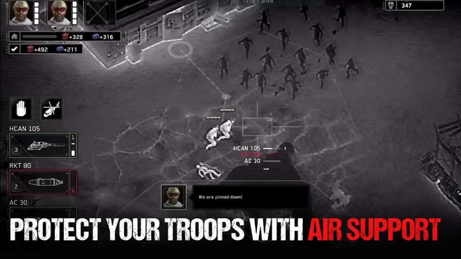 Zombie Gunship Survival MOD APK No Overheating
