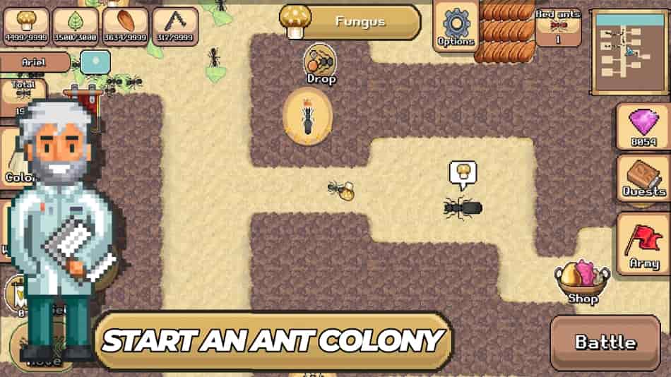 Pocket Ants MOD APK MOD Menu