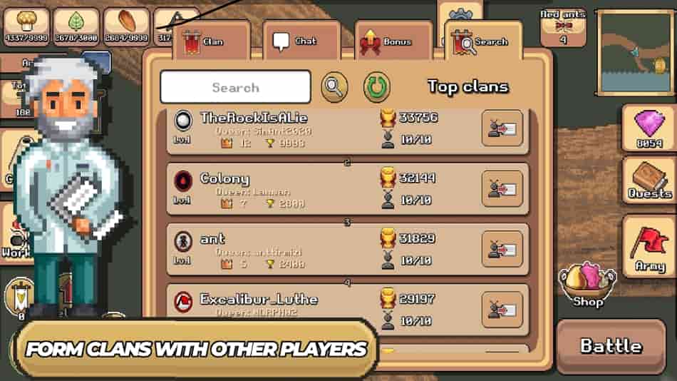 Pocket Ants MOD APK Unlimited Everything