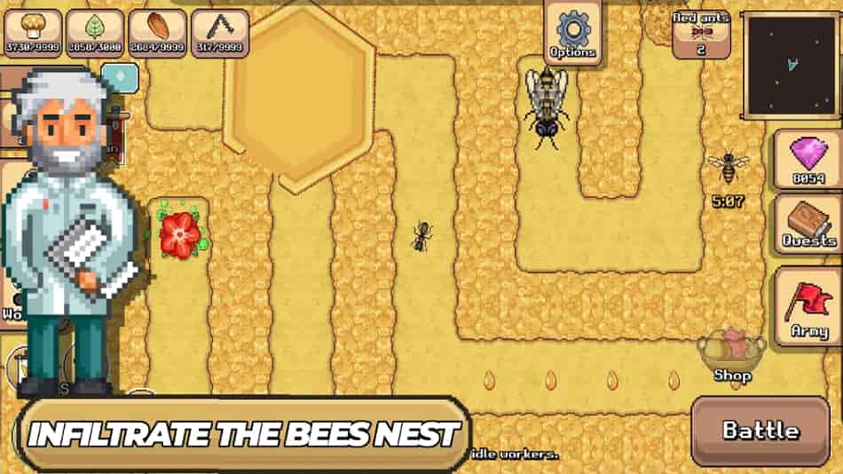 Pocket Ants MOD APK Unlimited Resources