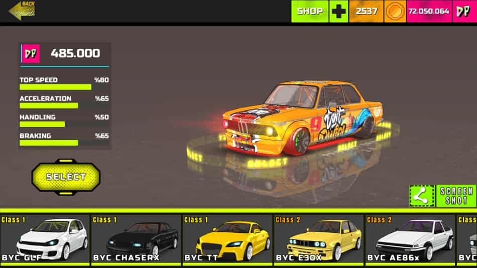 Project Drift 2.0 MOD APK Unlimited Coins