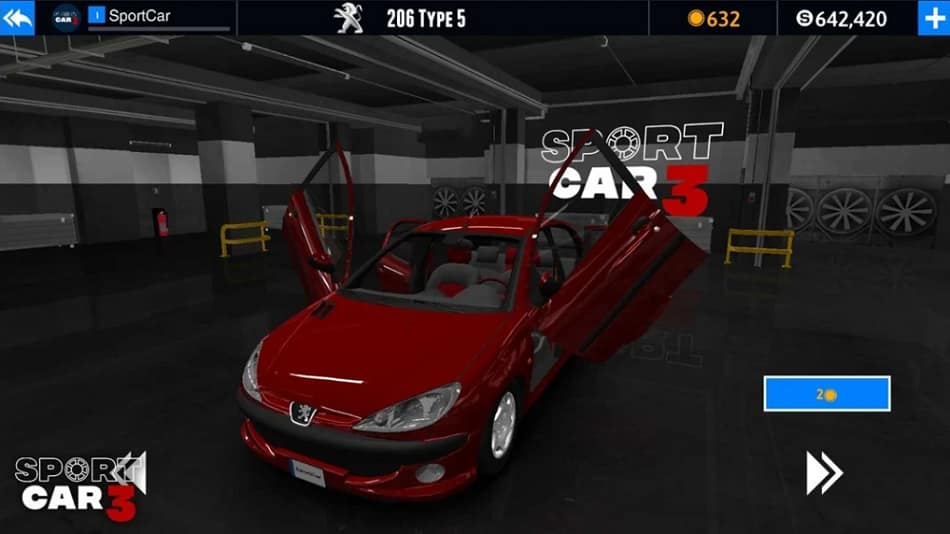 Sport Car 3 MOD APK Hack